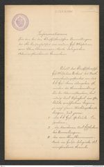 k.k. naturhistorisches Hofmuseum, Intendanzakten 1885-1896 (Hauer), Aktenzahl Z.239.A/1889, Seite 1